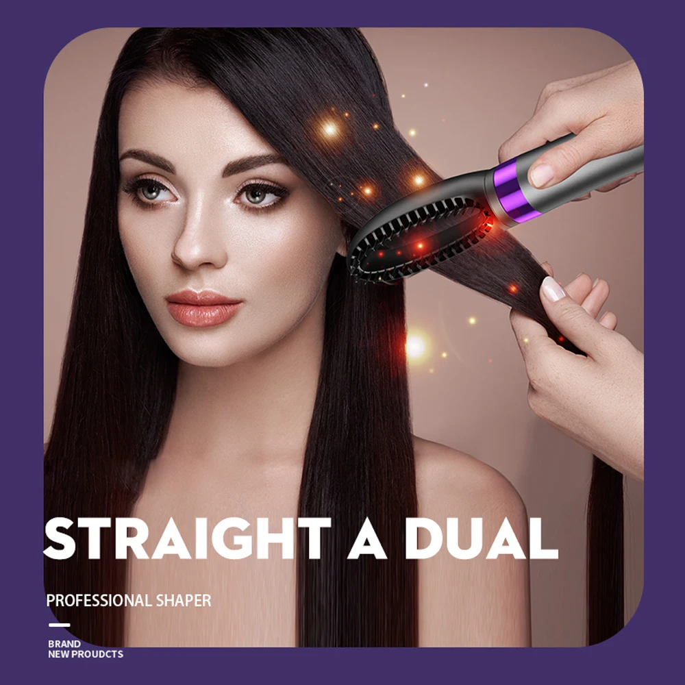 جديد متعدد الوظائف فرشاة مجفف الشعر الساخن مشط تصفيف الشعر أداة للمنزل صالون استخدام فرشاة الهواء الساخن 5 في 1 مجموعة أدوات تصفيف الشعر