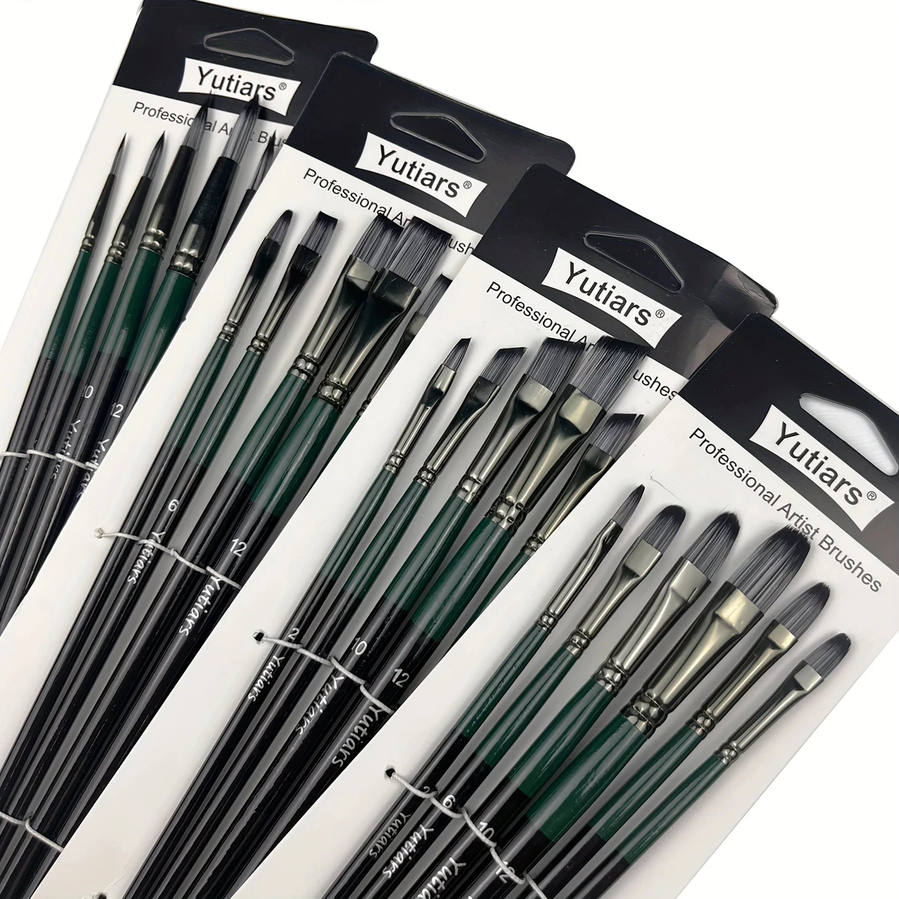 6/24pcs Artist Paint Brushes Set Artist Paintbrushes For Acrylic Oil Watercolor Acrylic Painting For Body Face Rock Canvas image 2
