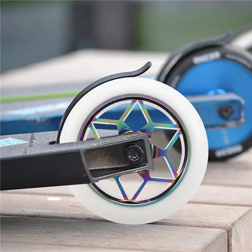 CGDS-2 uds accesorios para patinete ruedas de patinete de 110Mm ruedas coloridas de Pu ruedas gruesas para coche acrobático con rodamientos