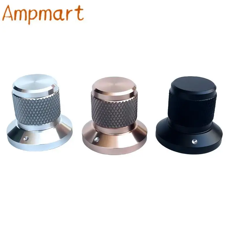 25x17x22MM Aluminum Alloy Knob, Guitar Amplifier Sound Adjustment Knob, HIFI CD Volume Adjustment Knob. Inner Hole 6.0MM