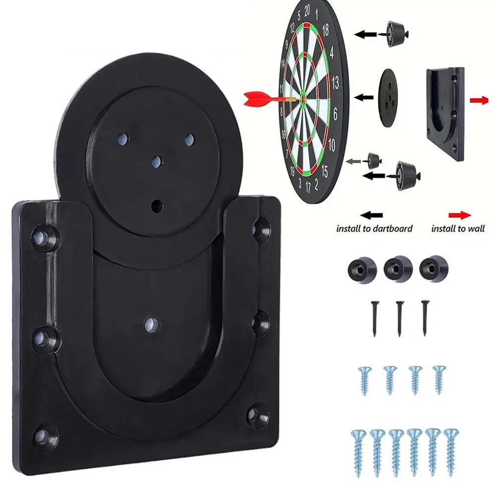 Professional Dartboard Mounting Bracket Kit Wall Hanging Universal Dart Board Wall Mount Bracket Convenient Quick Install