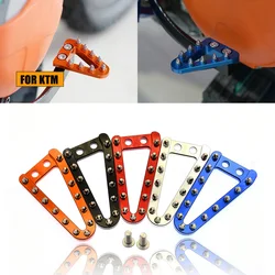 68mm CNC Rear Brake Pedal Step Plate Tip For KTM SX SXF EXC EXCF XC XCF XCW XCFW TC TE 2008 2009 2010 2011 2012 2013 2014-2016