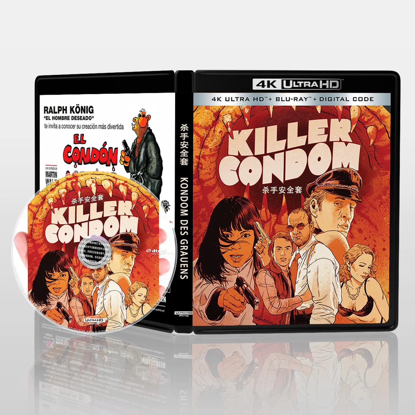 Kondom Des Grauens (1996)/Killer Condom 4K Uhd Blu-Ray Disc, Dolby Vision