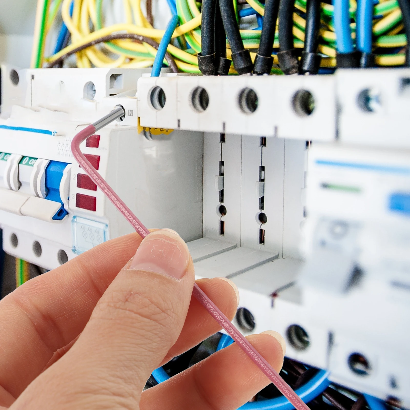 

Ball End Hex Key Wrench L Shape 2mm Steel Long Arm Repair Tool Mechanical Industrial Maintenance L Wrench Ball End Key