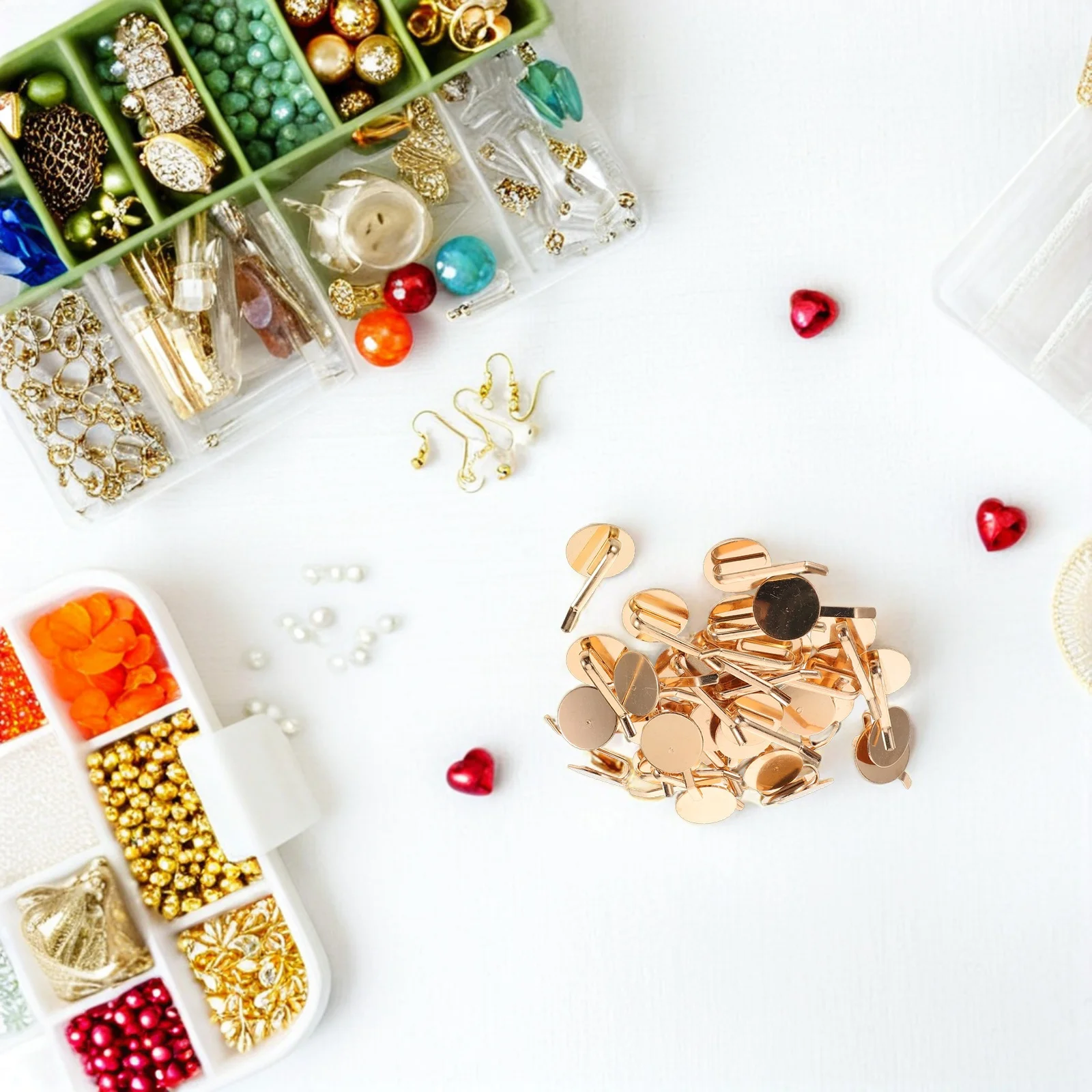 50pcs Vintage Pins Smooth Metal Bun Holders U-Shaped French Hair Sticks For Women Styling Accessories Chignon Pin Diy Hair