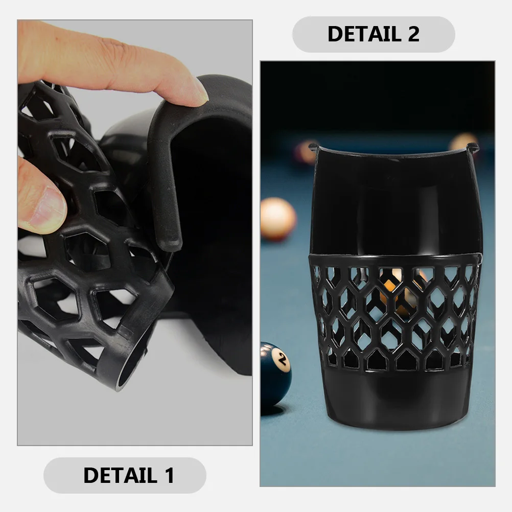 6 pçs mesa de bilhar bolso substituição resistente plástico suporte de armazenamento de bilhar para acessórios de mesa de bilhar bolsos de bilhar