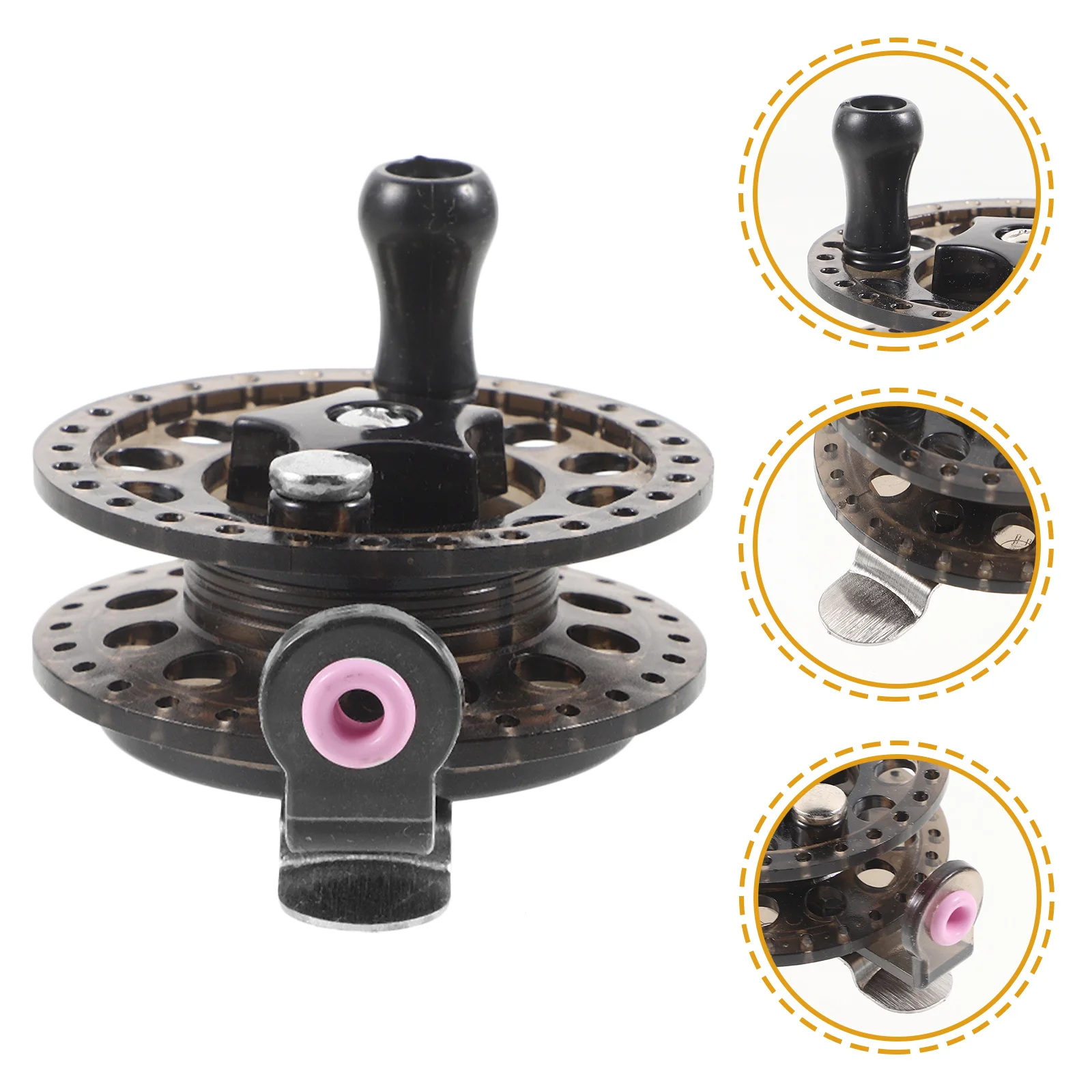 

Outdoor Fishing Wheel Supply Spools Alloy Fly Reel Accessory Saltwater Bow Kits Hand Pole for Men