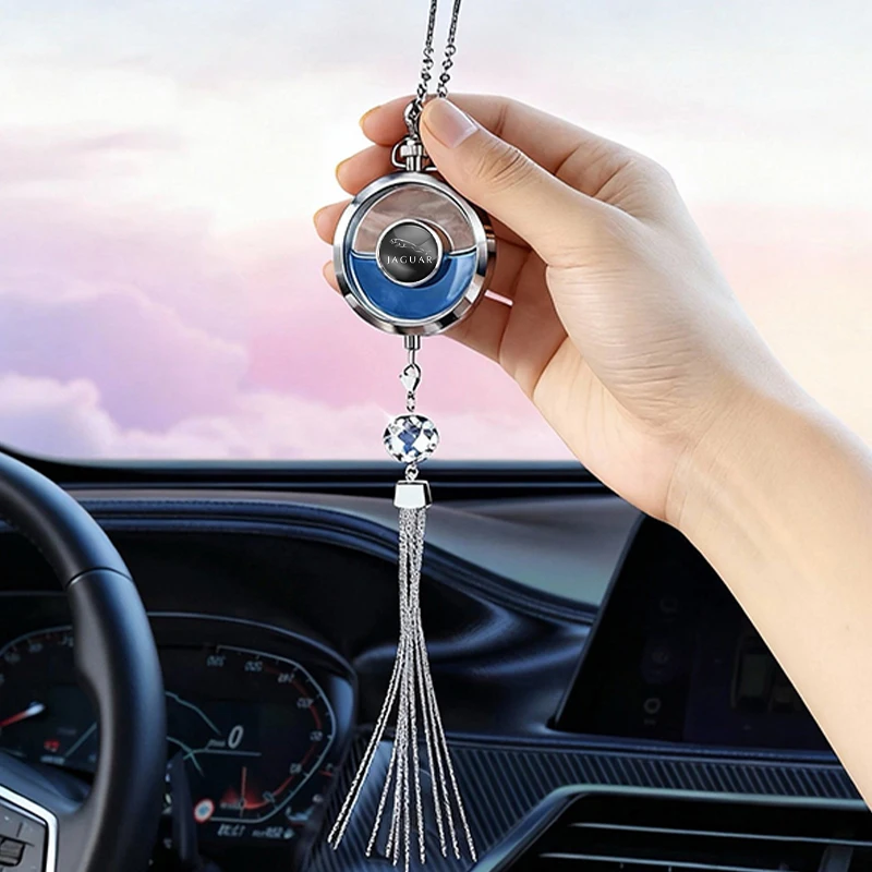 Colgante de perfume para coche, ambientador, difusor de perfume colgante para Jaguar XKR XEL XFL S F XK XJL XJ6 XJS E-Pace I-Pace XFR X