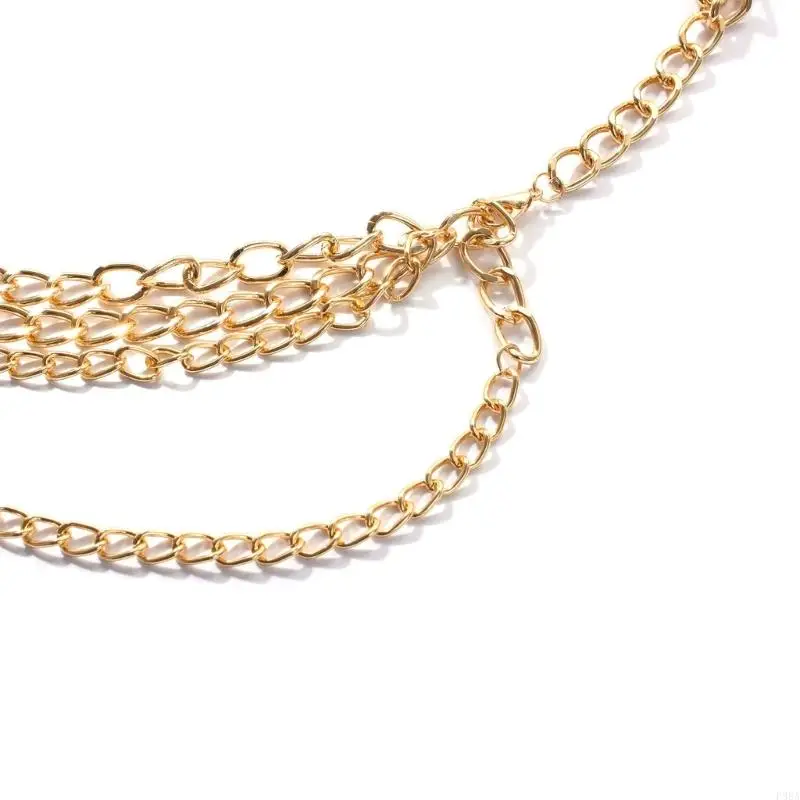 P88A Trendy Unisex Metal Body Chain Lightweight Design For Comfort And Versatility