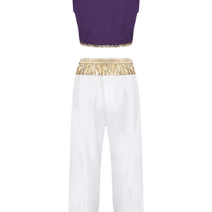 زي علاء الدين للذكور تأثيري ، الأمير العربي ، فستان سترة ، سترة ، سروال الحريم ، حفلة الهالوين ، الكرنفال ، أداء المسرح أعلى 8 مبيعات أحذية علاء الدين - رقم 5