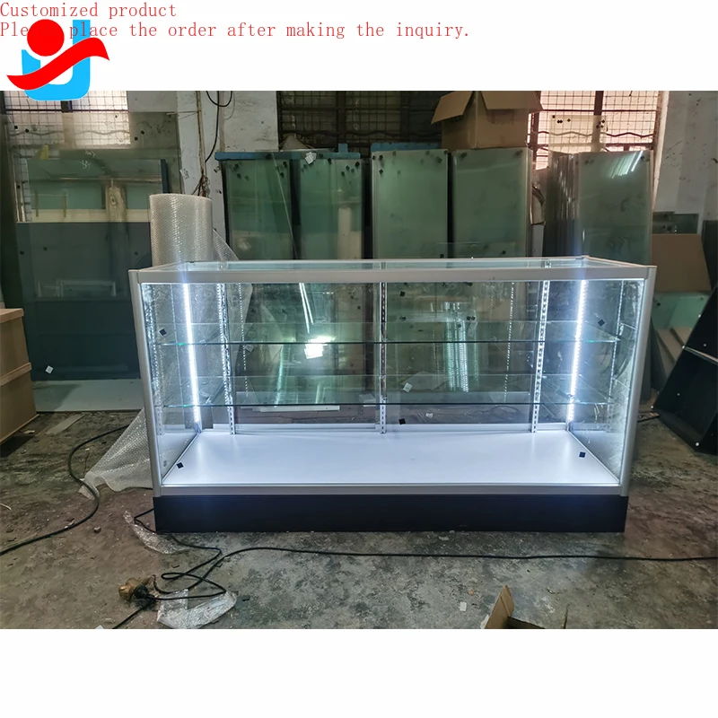 

Custom.Glass Cabinets Glass Jewelry Display Cabinet Display showcase for Sale
