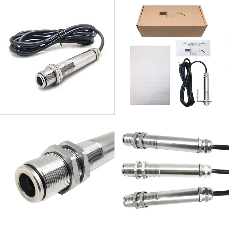 300C 600C DT8300BX DT8600BX Digital temperature waterproof online contactless cylindrical transmitter temperature