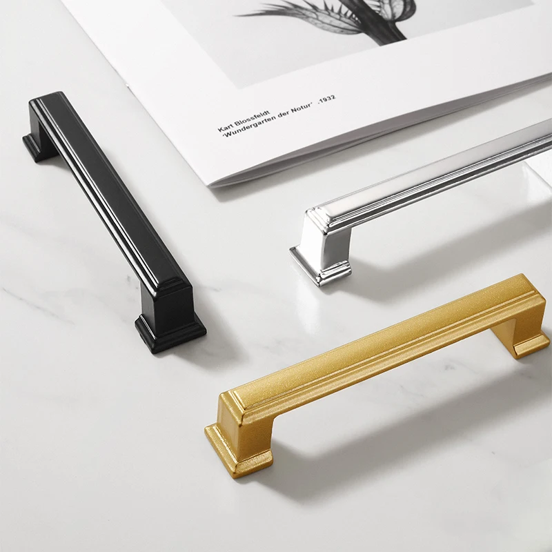 Modern minimalist arched furniture handles, drawers, wardrobes, cabinets, bookcases, furniture metal handles