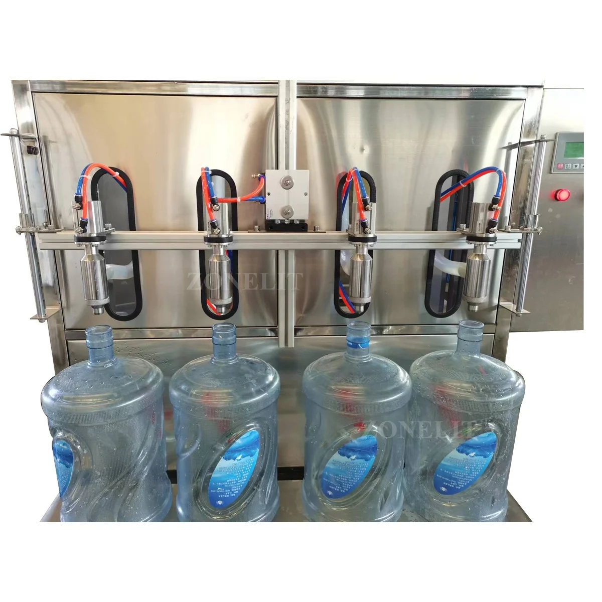 Semi Automatic 4 Head 19 Liter Water Bottle Filling Machine 5 Gallon Bottle Filling Machine