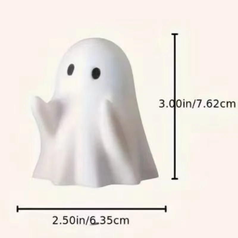 할로윈 유령 펜 홀더 사무실 및 가정용 귀여운 수지 데스크탑 주최자 할로윈 장식 크리 에이 티브 선물 재미 있은 편지지 스탠드