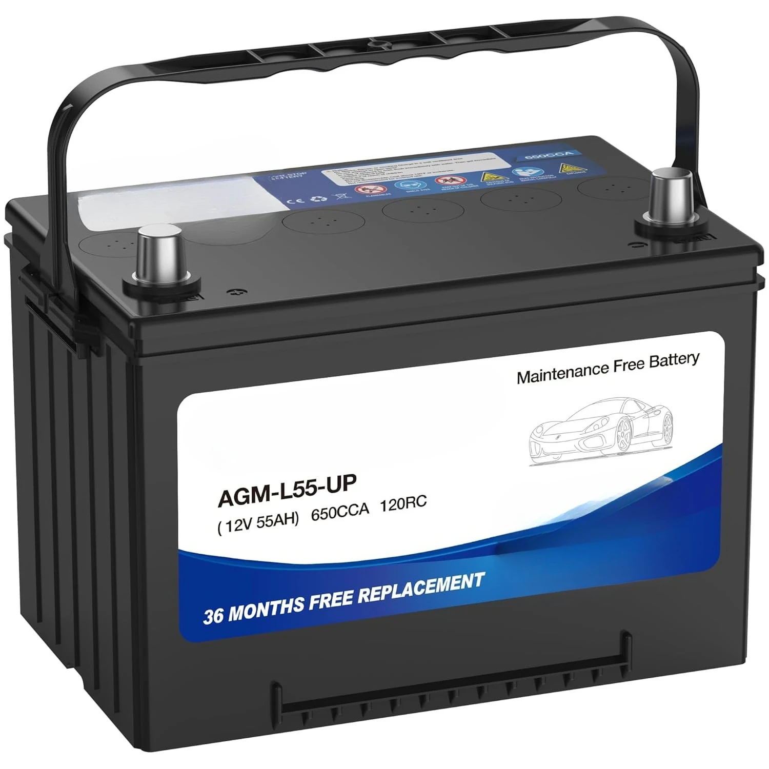 24 Car Battery, AGM…