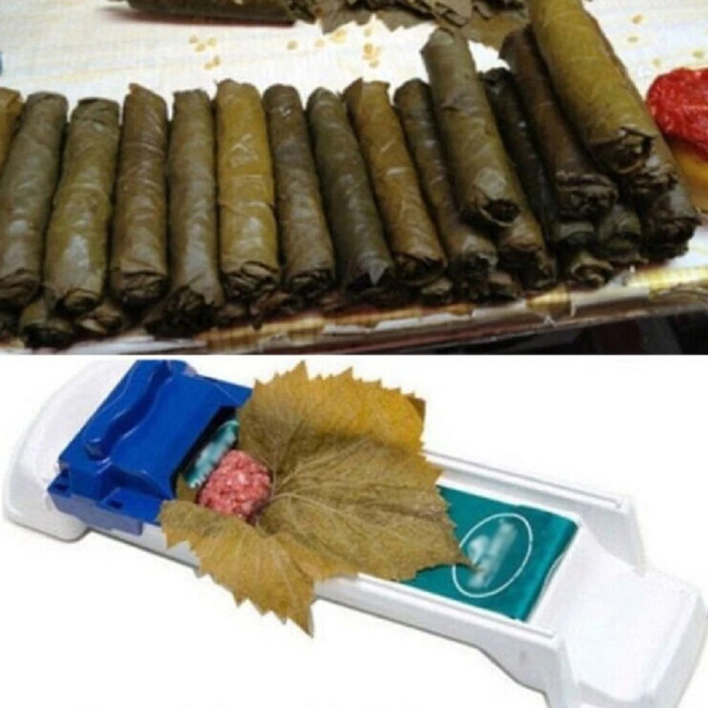 

Vegetable Meat Rolling Tool Grape Leaves Roller Machine Stuffed Grape Cabbage Leaf Rolling Tool For Beginners Kitchen Supplies