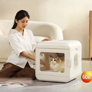 가정용 애완 동물 건조 상자, 물 송풍기 송풍기, 고양이 및 개 건조기, 지능형 건조 상자, 살균 가능 개 건조기 기계 