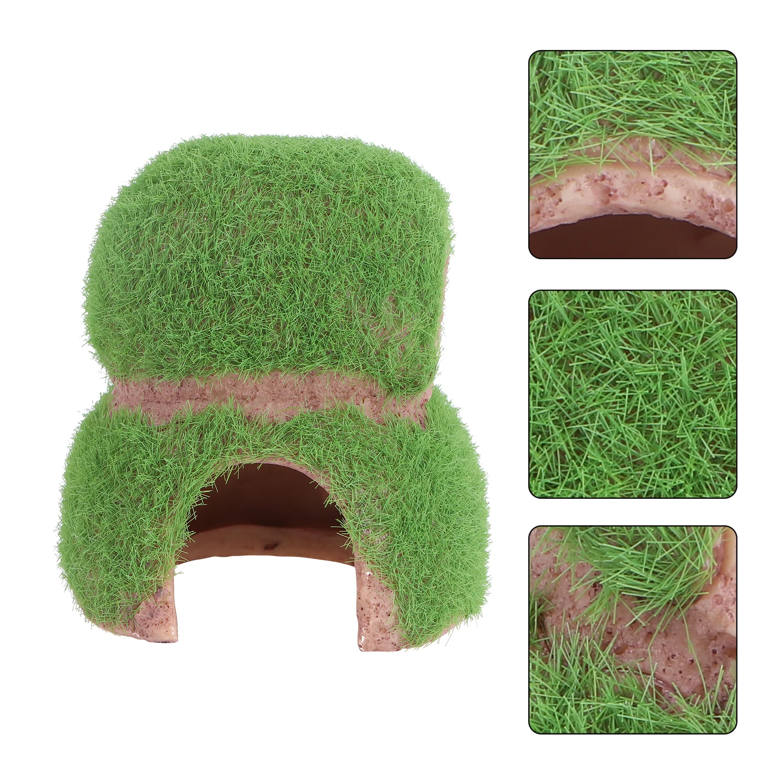 

1pc Aquarium Adornment Fish Underwater Decor Flocking Design Lifelike Fish Tank Landscape Aquarium Underwater Decoration Tank