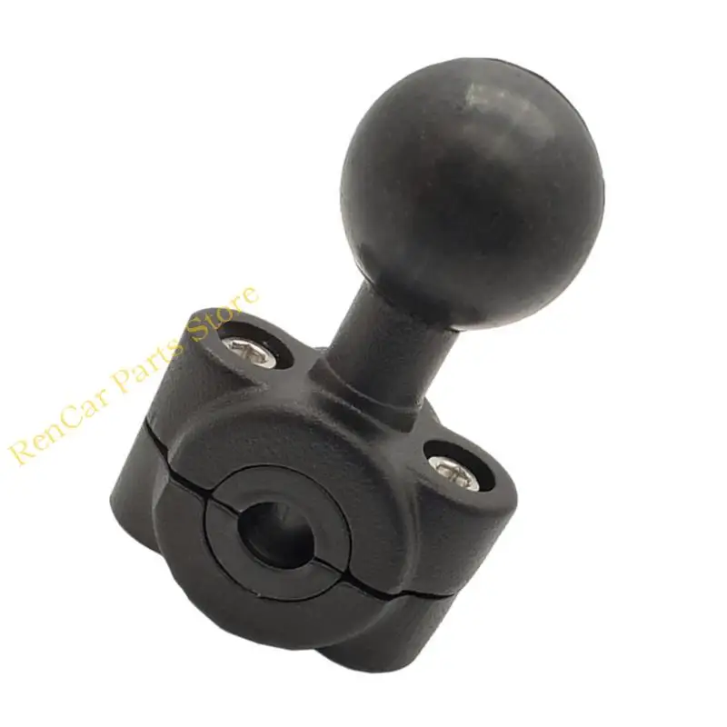 

F19A 360 Degree Rotating Clamp Ball Adapter For Car Headrest Motorcycle & Scooter Phone Holder Rear View Mirror Installation