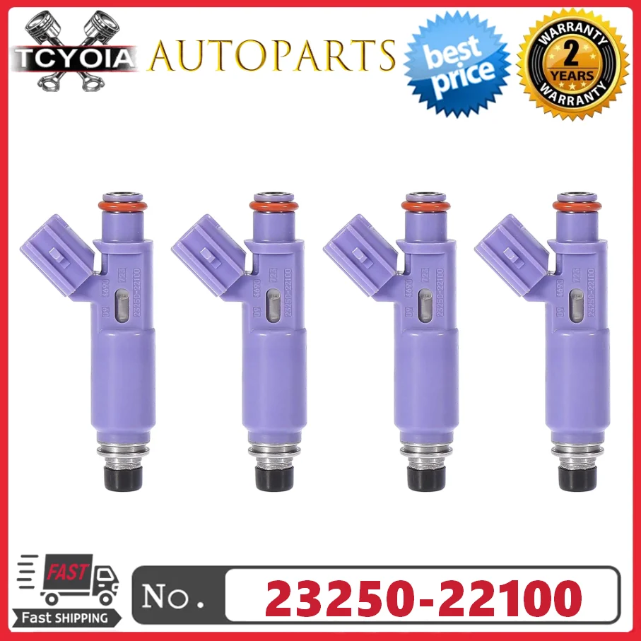 

4pcs/lot Fuel injectors 23250-22100 23209-22100 2325022100 2320922100 For TOYOTA MR2 CELICA AVENSIS VVTI 1.8 16V 1ZZ-FE