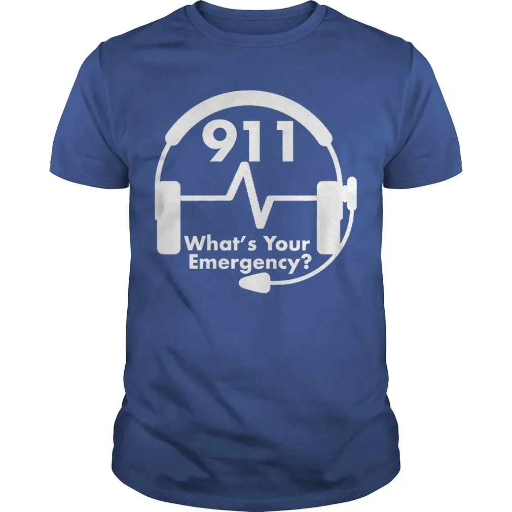 Summer Cotton Short Sleeve O-Neck Mens T Shirt New S-5XL Whats Your Emergency? Unique EMS EMT  Dispatchers T-Shirt man