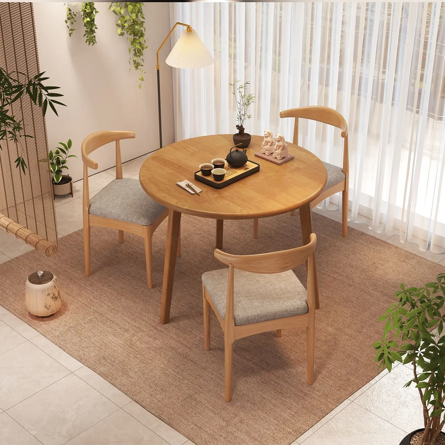 Balcony small home negotiation leisure table and chair combination