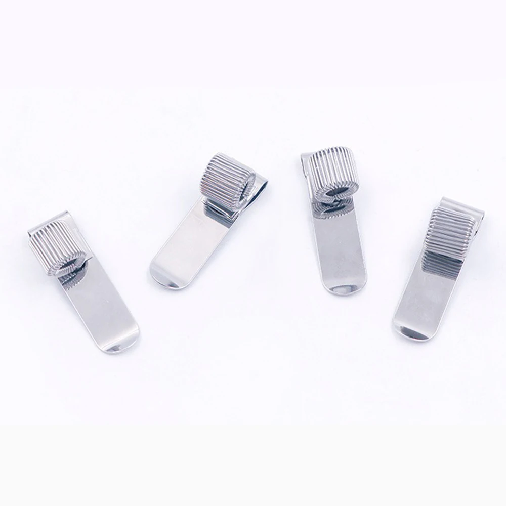 1/2PCS Portable Metal Pen Clip Multifunctional Pen Clip Notebook Spring Pen Clip Suitable for Notebook Pen Clip Folder Book Clip