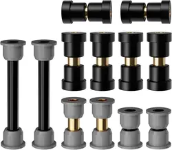 Golf Cart Bushings and Sleeves Kits For Club Car Precedent Front Lower Spring+Rear Leaf Spring+Upper A Arm Suspension 2004-UP