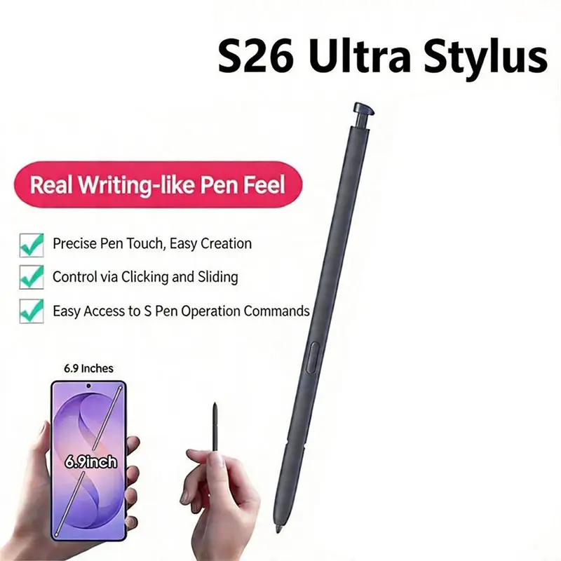 For For S26 Ultra S Pen Replacement Stylus For SM-S948 Touch Screen Writing Pencil-A25R