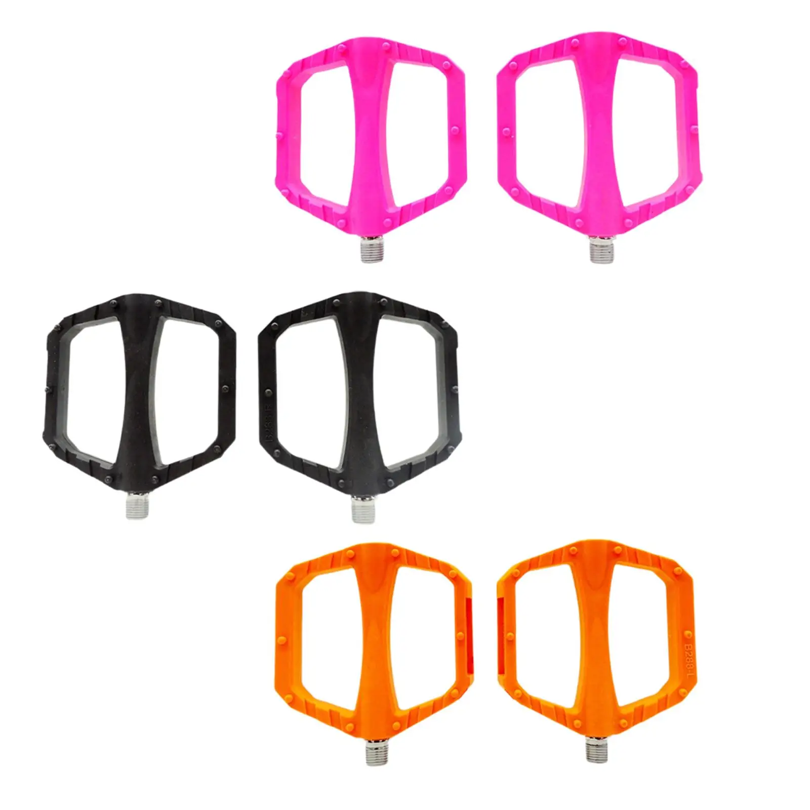 

Велосипедные ножные педали Сверхлегкие профессиональные противоскользящие, простые в установке, полые гладкие подшипники DU, прочные для велосипедных педалей BMX