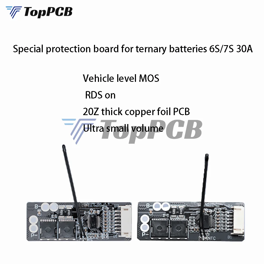 6S 7S 30A Li-ion Lithium Battery Protection Board Over Charge Discharge Current Temp Protect for Electric Drill RC Car Escooter