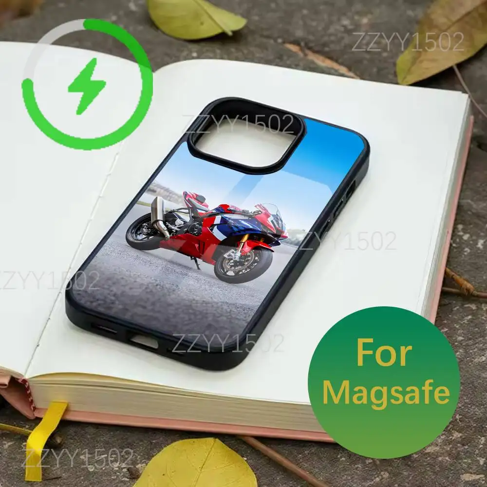 حافظة هاتف H-HondaS Cbr 1000rr Moto لهاتف iPhone 17,16,15,14,13,12,11,Pro,Max,Plus,Mini,SE4,E Magsafe شحن لاسلكي