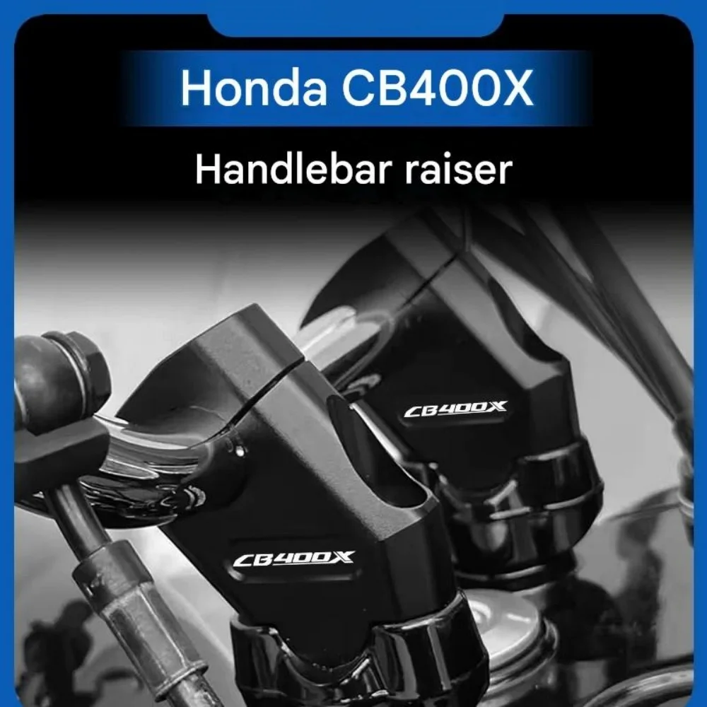 For CB 400X CNC Aluminum Handlebar Riser Pair Heighten Rearward Shift Ergonomic Motorcycle Handle Refit Accessories