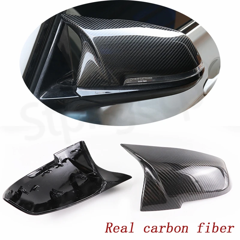 

Real Carbon Fiber Rearview Mirror Cover Cap For BMW F20 F21 F87 M2 F23 F30 F32 F33 F34 F36 X1 E84 i3 i3S Auto Accessories