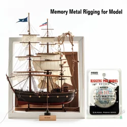 Memory Metal Model Rigging with 0.10mm for 1/350 Miniature Ship Model Series Ultra Fine Model Making Amateur Craft Accessories