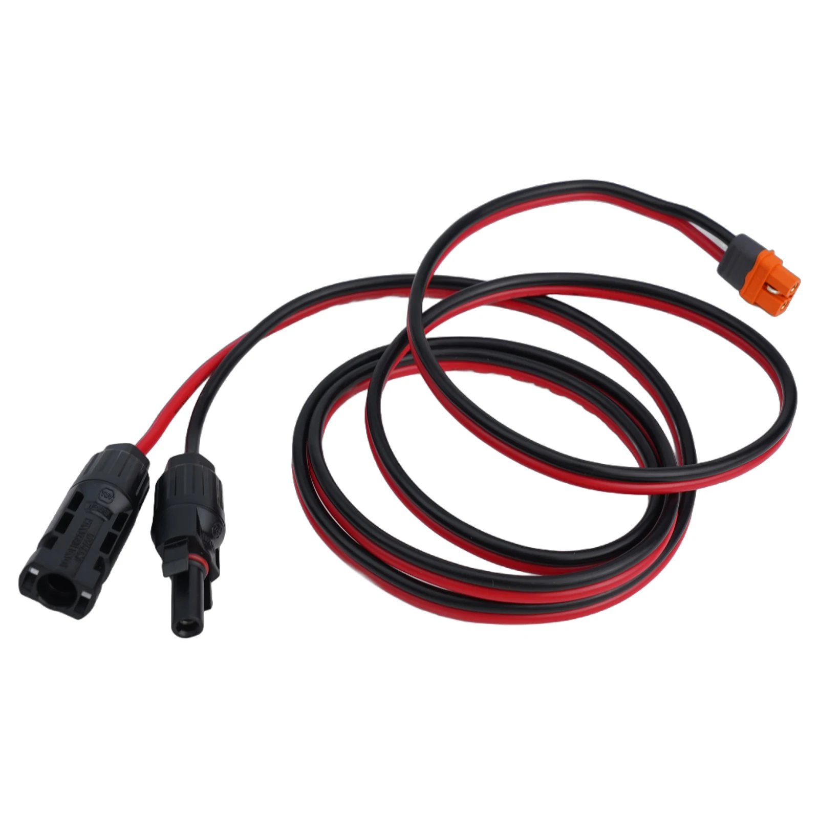 XT60i (2+1) Signal Pin Female Solar Extension Cable 1.5m 12AWG for Solar Panel to Power Station Interconnection