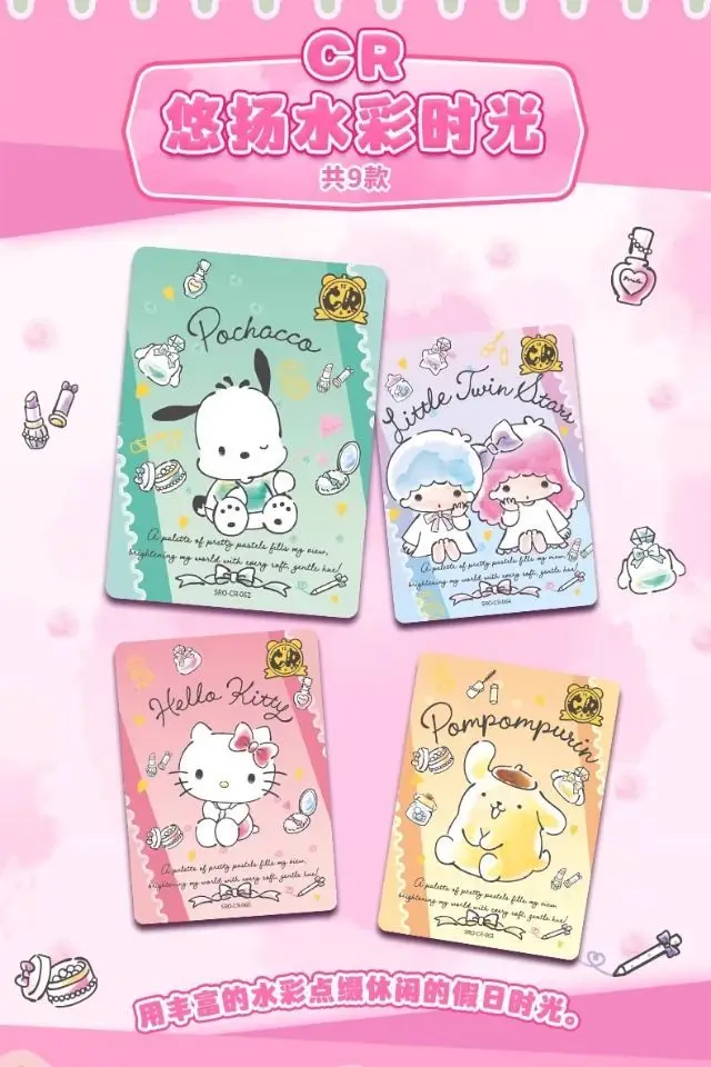 Original-Box-Karte Sanrio Niedliche Anime-Figuren mit Offizieller Lizenz Party-Plan-Charaktere Kuromi Kitty Melody Sammlung Geburtstagsgeschenk – Detail 6