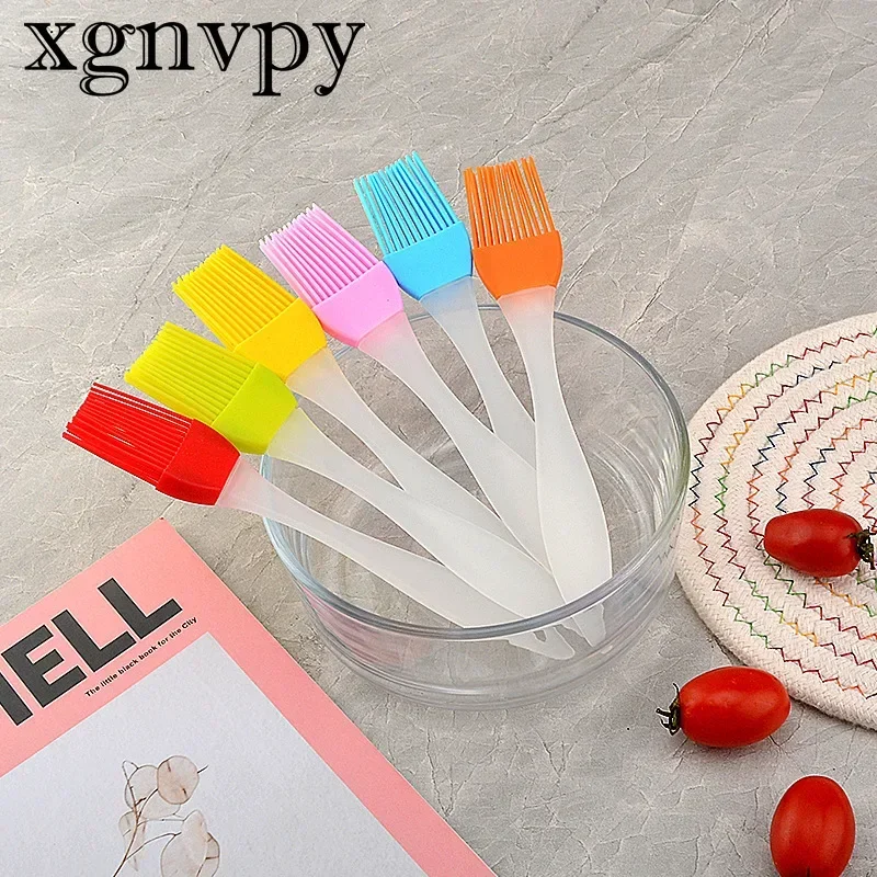 xgnvpy Zibo Barbecue Silicone Oil Brush Small Split Seasoning Tool High Temp Baking Accessory