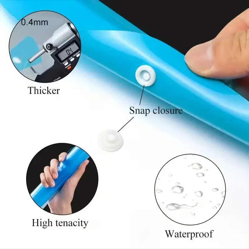 مجلدات تنظيم الجيب A4 الجديدة، 12 عبوة من المجلدات القابلة للتوسيع مع 11 فتحة #5