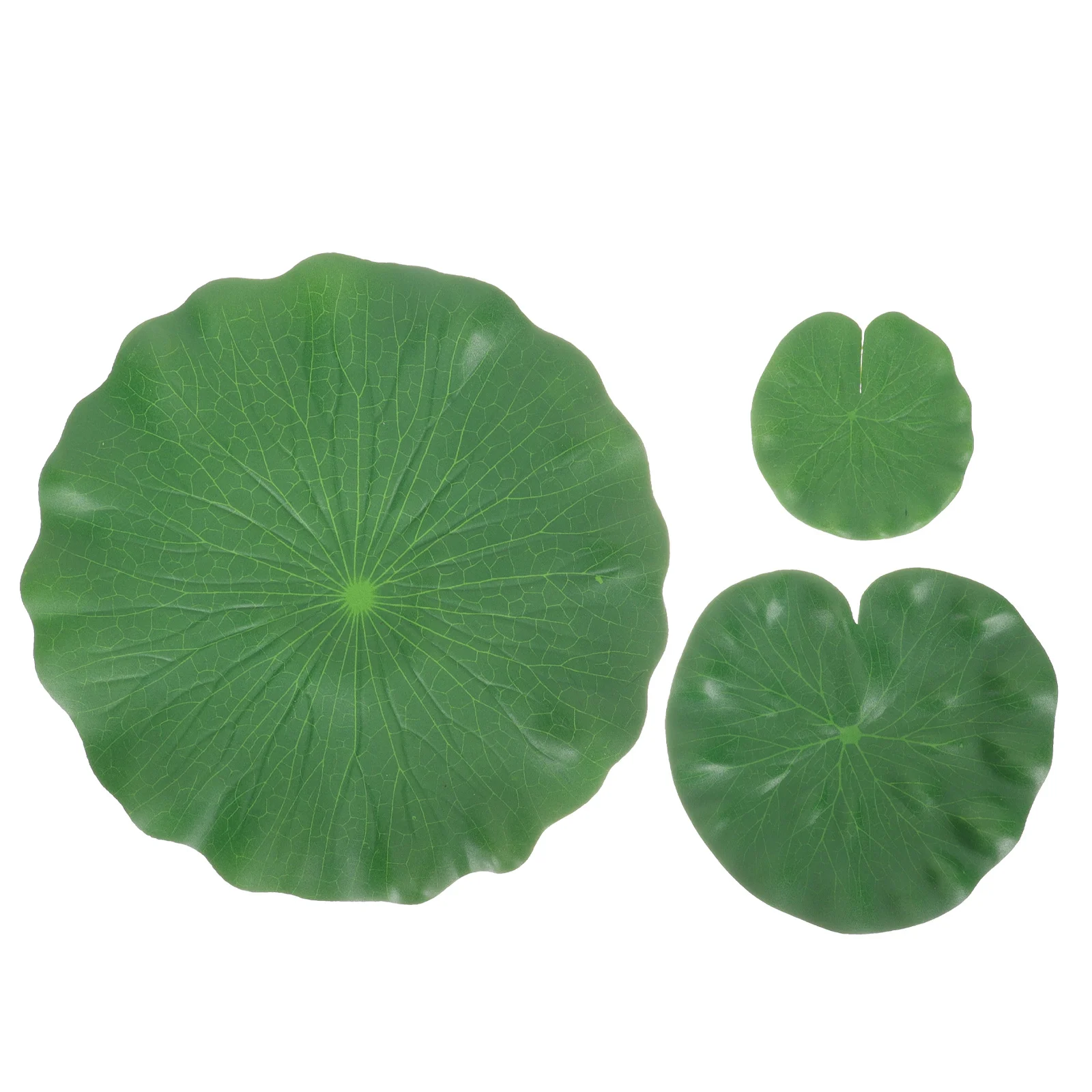 9Pcs Künstliche Lotusblätter Schwimmende Teich Dekoration Simulation Blatt Brunnen Garten Fischteich Ornament Künstliche Lotus Blätter