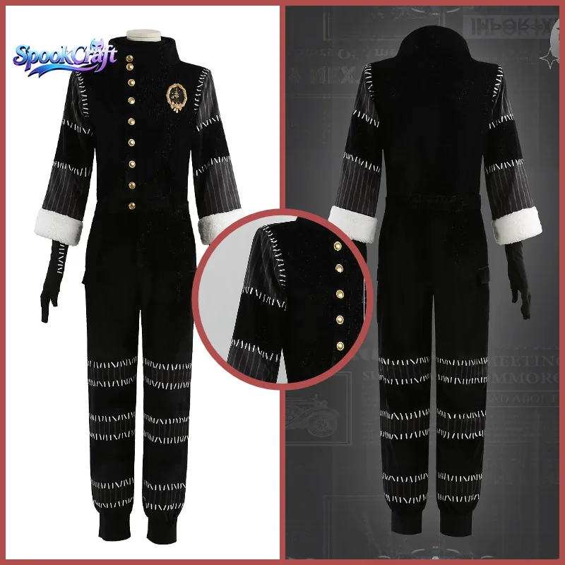 New Twisted Wonderland 2025 Christmas Rook Custom Made Full Set Men Cosplay Costume Anime Role Play Outfit