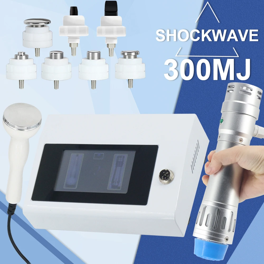 

New Physiotherapy Shockwave Therapy Machine 300MJ Shock Wave Massager ED Treatment Relief Shoulder Muscle Pain Portable Massager