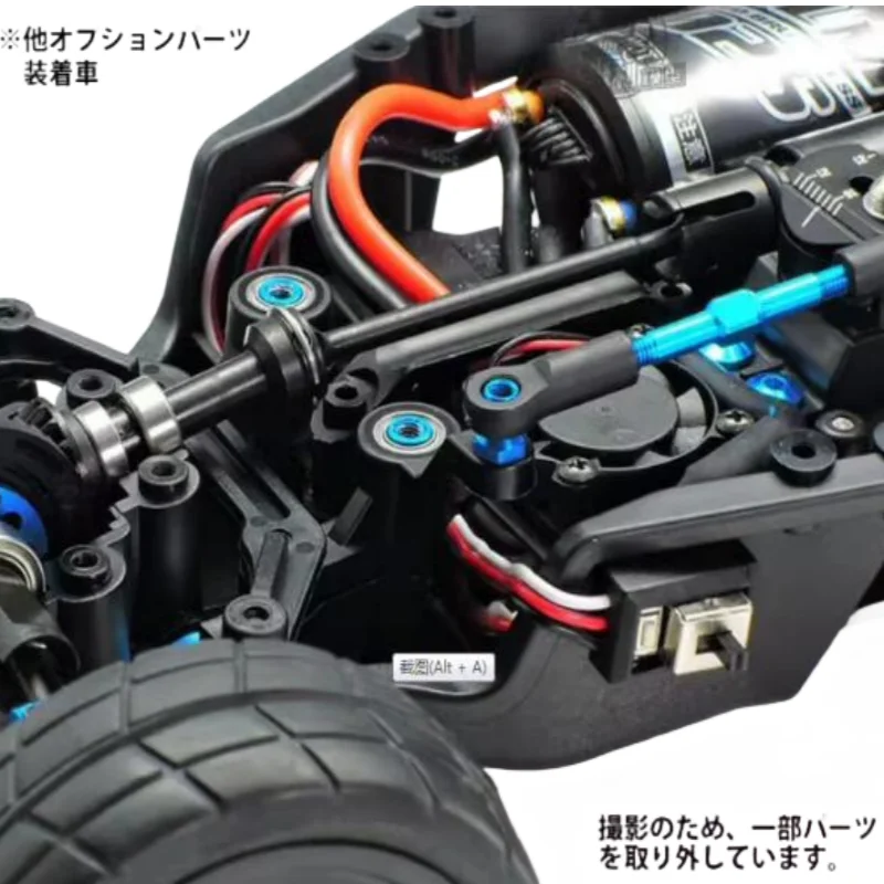 Eixo de acionamento de junta universal de aço, eixo de hélice cvd para 1/10 tamiya 54975 tc01 rc, acessórios de peças de carro