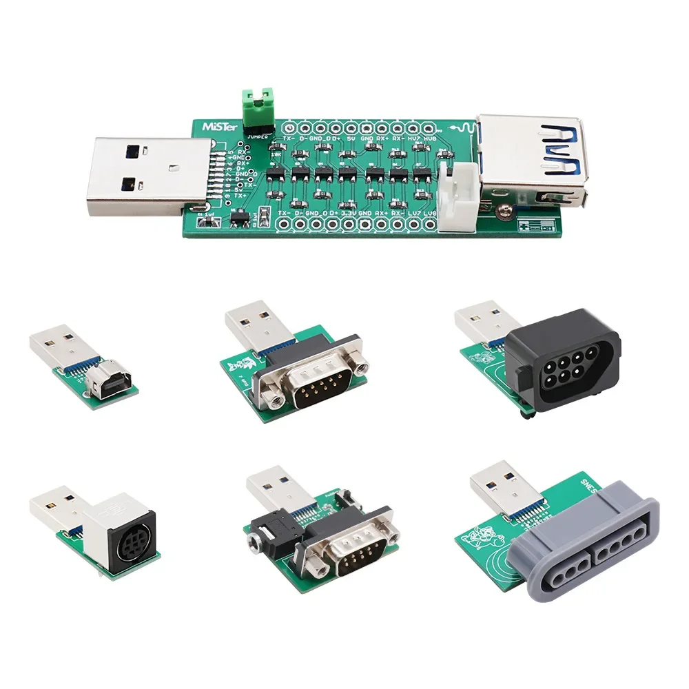 Przenośnik kontroler do gier Adapter do kontrolera USB 3.0 SNAC do DE10-Nano MiSTerFPGA Mister IO Board GENSMS SNES TG16