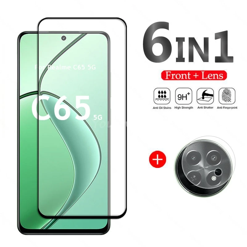 

For Realme C65 Glass Screen Protector Phone Camera Film Tempered Glass Realme C65 Tempered Glass Realme C65 5G Glass Film