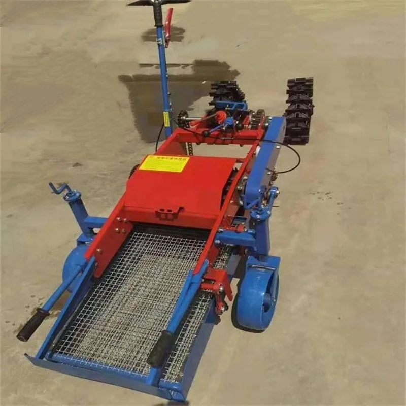 Walking tractor herb harvester specializes in collecting granular herbs Pinellia ternata harvester