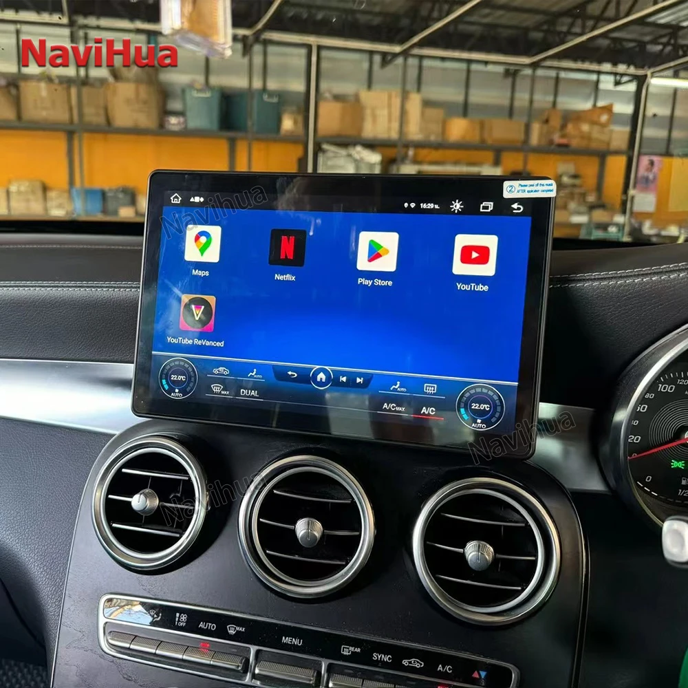 NaviHua 11.9 Inch New Design For Mercedes Benz C GLC Class Multimedia Android Car Radio Head Unit Monitor Carplay Navigation