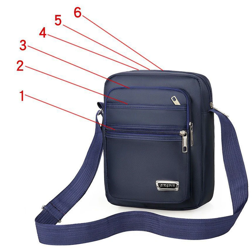 Men Nylon Shoulder Bags Casual Travel Men\'s Crossbody Bag Luxury Messenger Bags New Fashion Handbags Large Capacity Satchel Bags