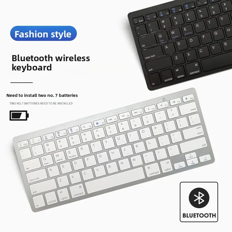 

X5 Bluetooth Keyboard Compatible with iPad, Mobile Phones, Tablets, Universal Silent Wireless Magic
